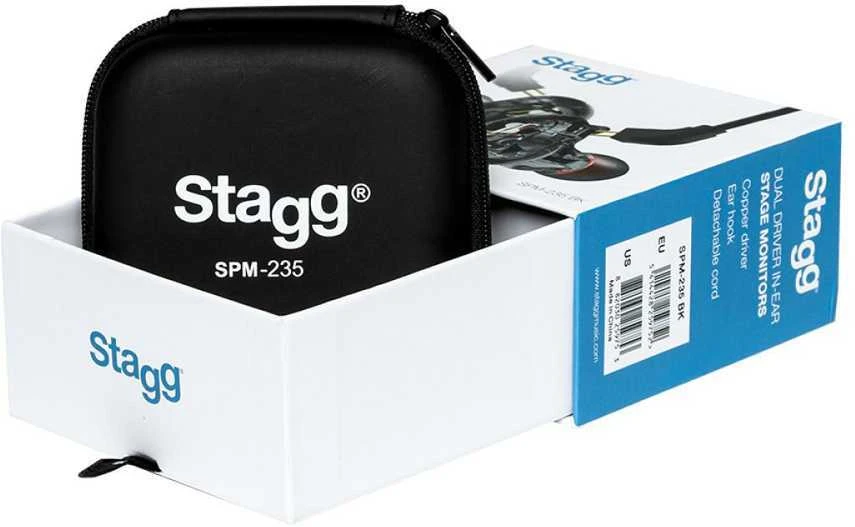 Ausinės į ausis įkišamos Stagg SPM-235 BK (juodos)