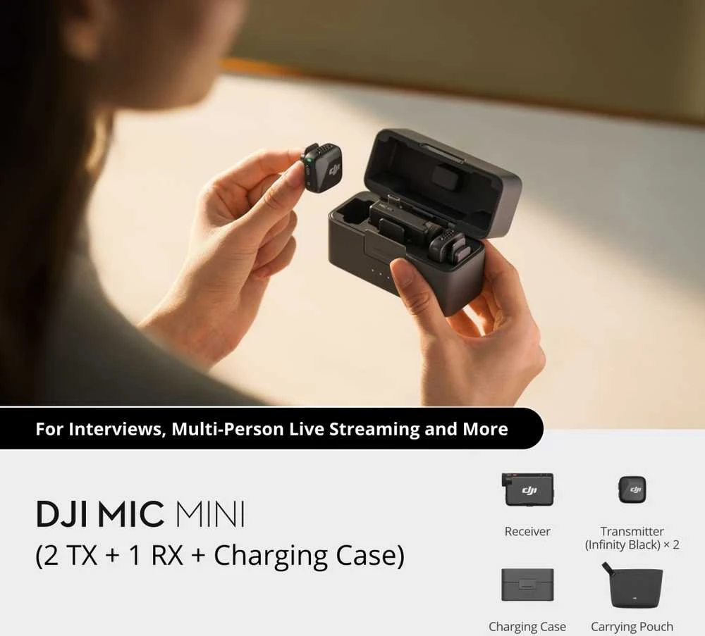 DJI Mic Mini (2 TX + 1 RX)