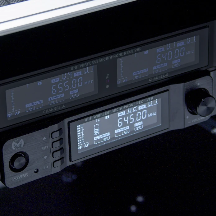 Bevielio mikrofono sistema Mac Mah UHF 1000M