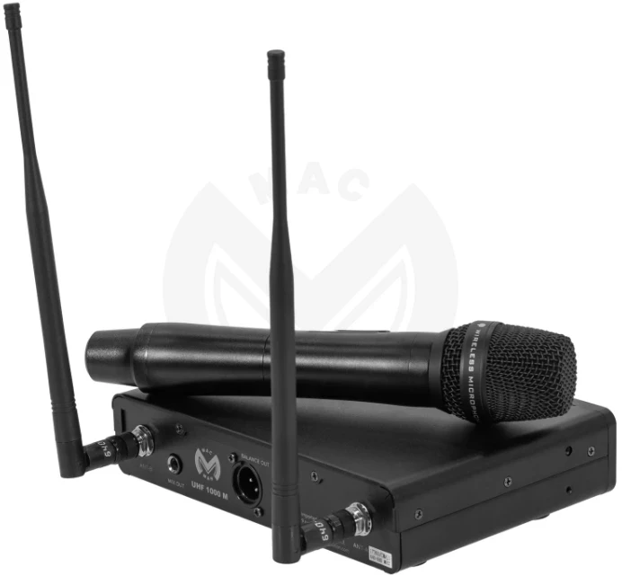 Bevielio mikrofono sistema Mac Mah UHF 1000M
