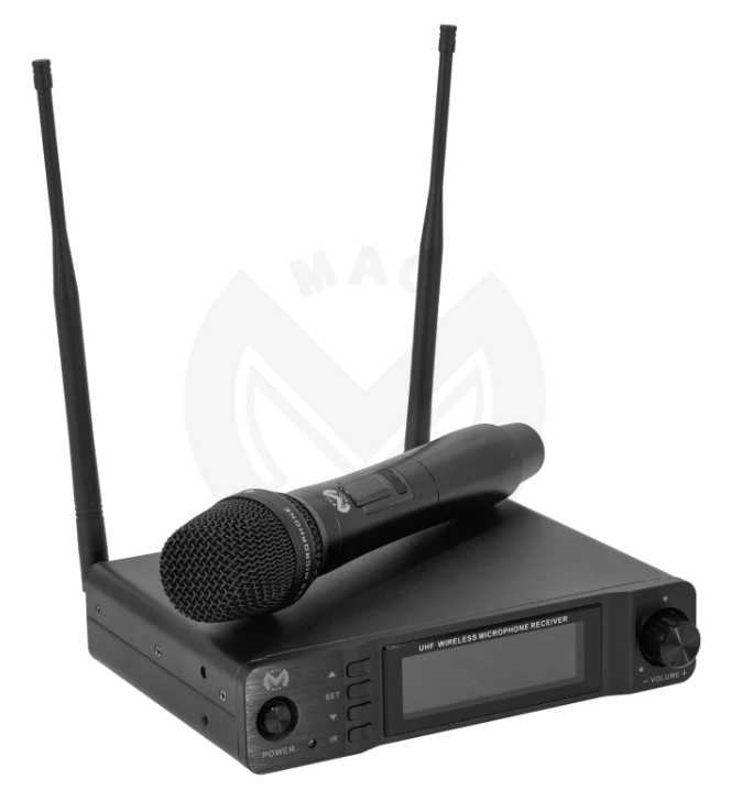 Bevielio mikrofono sistema Mac Mah UHF 1000M