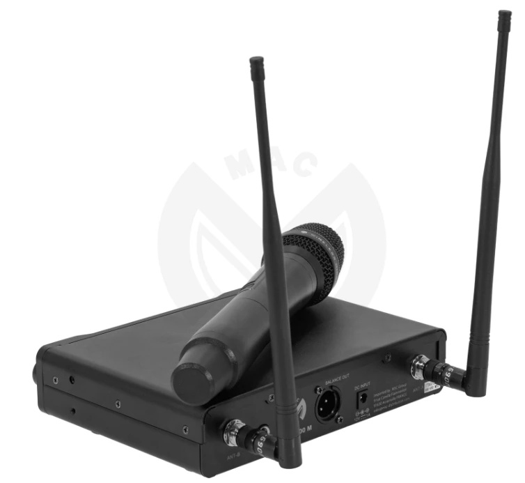 Bevielio mikrofono sistema Mac Mah UHF 1000M