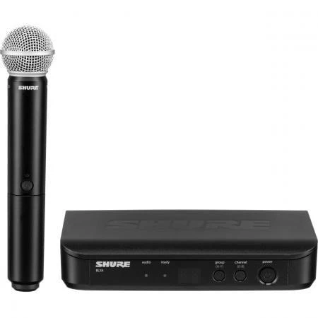 Bevielio mikrofono sistema Shure BLX24E/PG58-K14