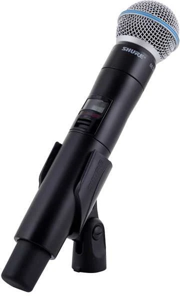 Bevielis mikrofonas SHURE QLXD24E/B58 K51