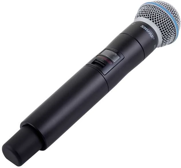 Bevielis mikrofonas SHURE QLXD24E/B58 K51