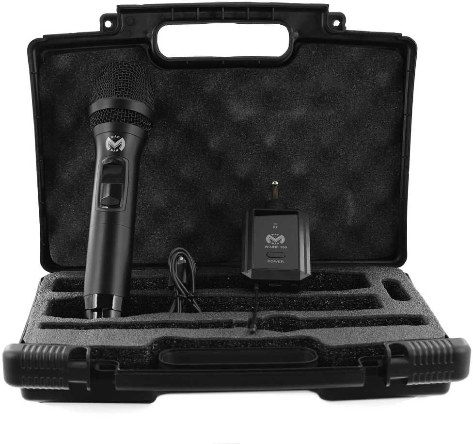 Bevielis mikrofonas su imtuvu Mac Mah W-UHF 100M