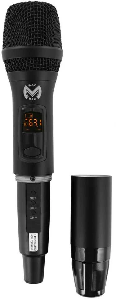 Bevielis mikrofonas su imtuvu Mac Mah W-UHF 100M