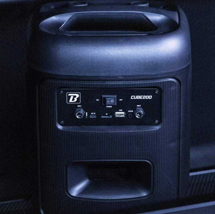Boomtone Dj Nešiojama akumuliatorinė garso sistema Boomtone CUBE 200