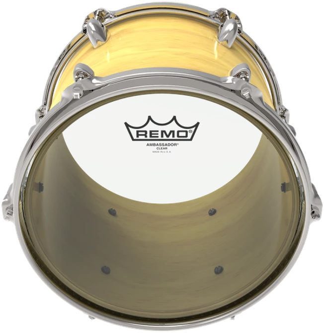 Būgno plastikas Remo Ambassador Clear 14" BA-0314-00