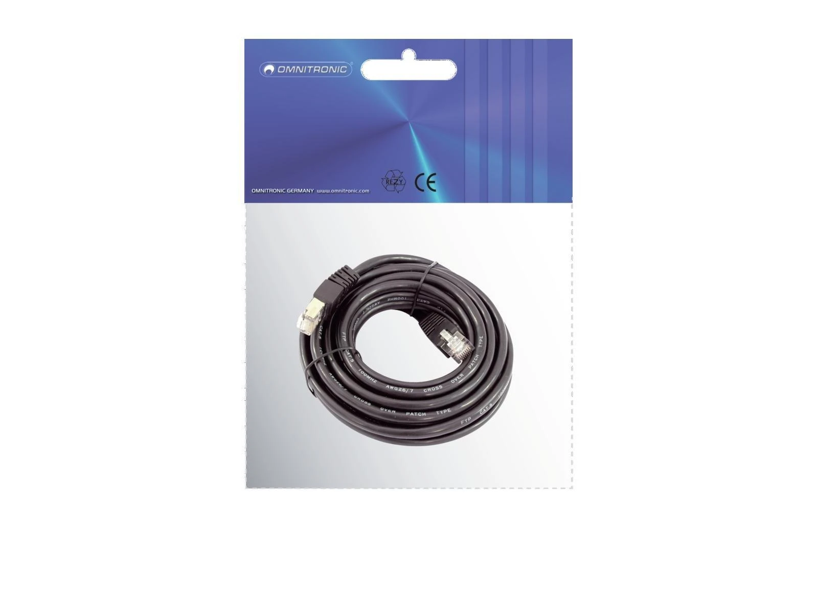 CAT5 tinklo kabelis OMNITRONIC 30222050 1m
