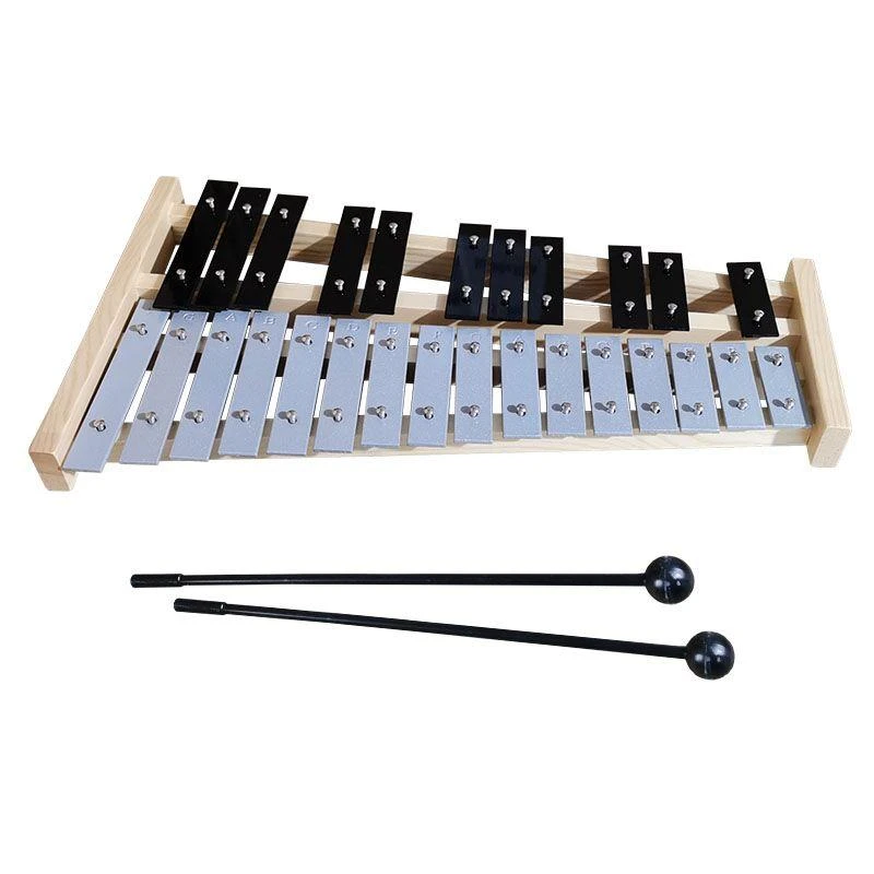 Chromatinis metalofonas su dėklu V-TONE DC 27 SET