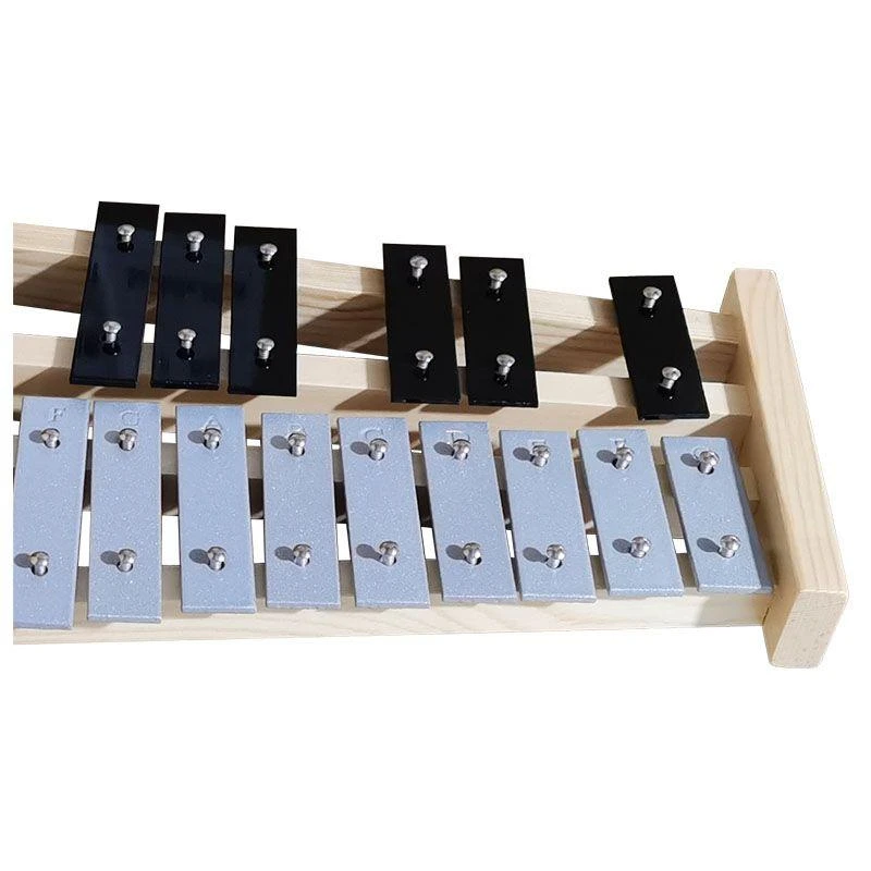 Chromatinis metalofonas su dėklu V-TONE DC 27 SET