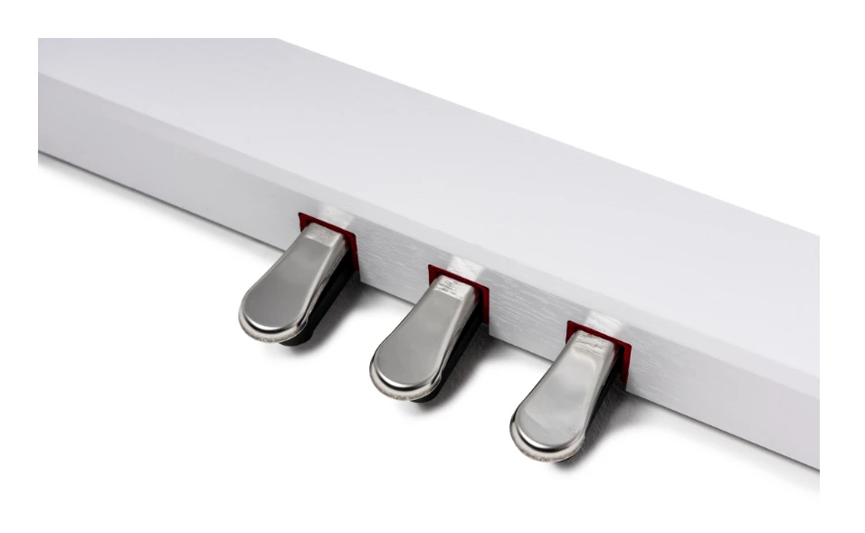 Stovas su pedalais ORLA PF200 pianinams, baltas