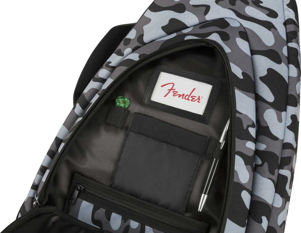 Dėklas elektrinei gitarai Fender FE920 Winter Camo