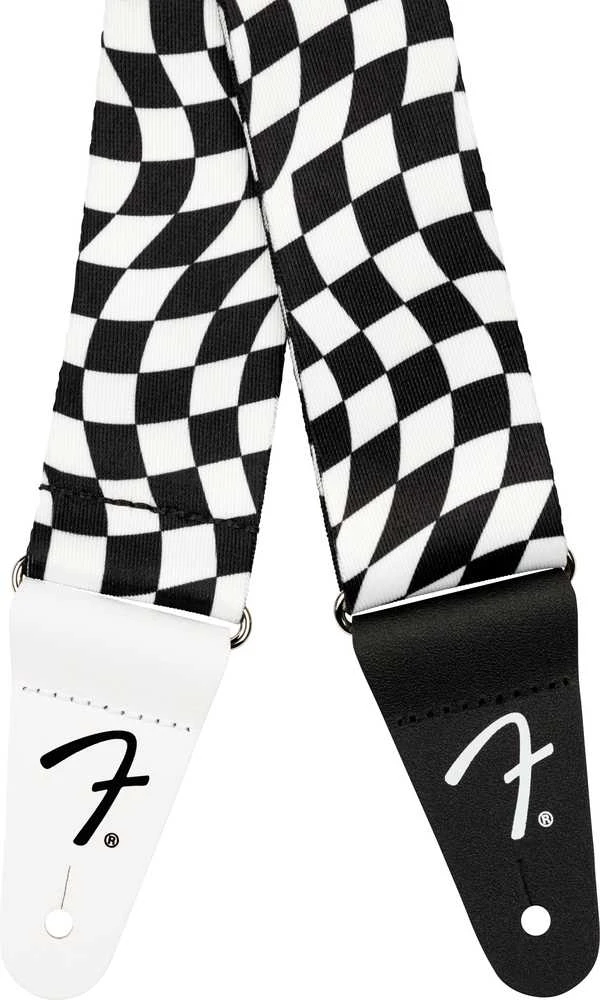 Diržas gitarai Fender Checker Poly Strap, šachmatinis