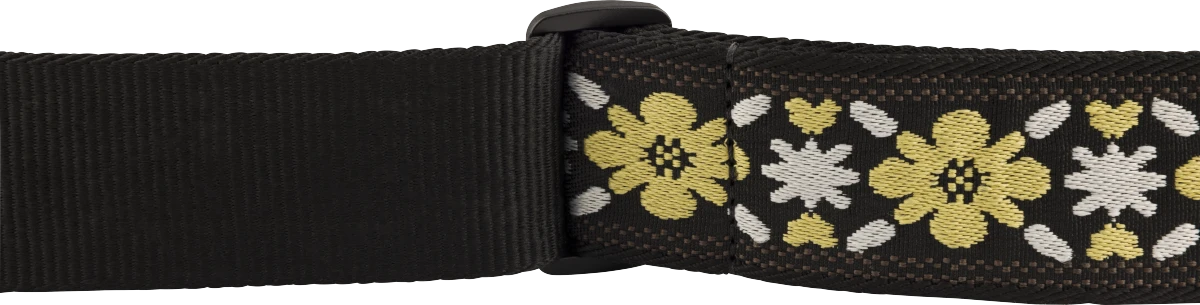 Diržas gitarai Fender Pasadena Woven, geltonasis dobilas