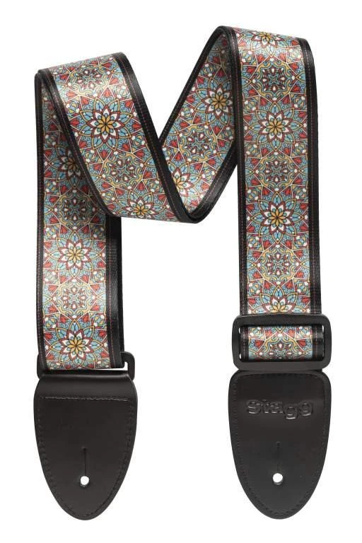 Diržas gitarai Stagg STE MANDALA BLU