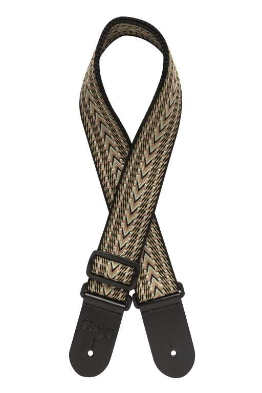Diržas gitarai Stagg SWO COT RAF GRE