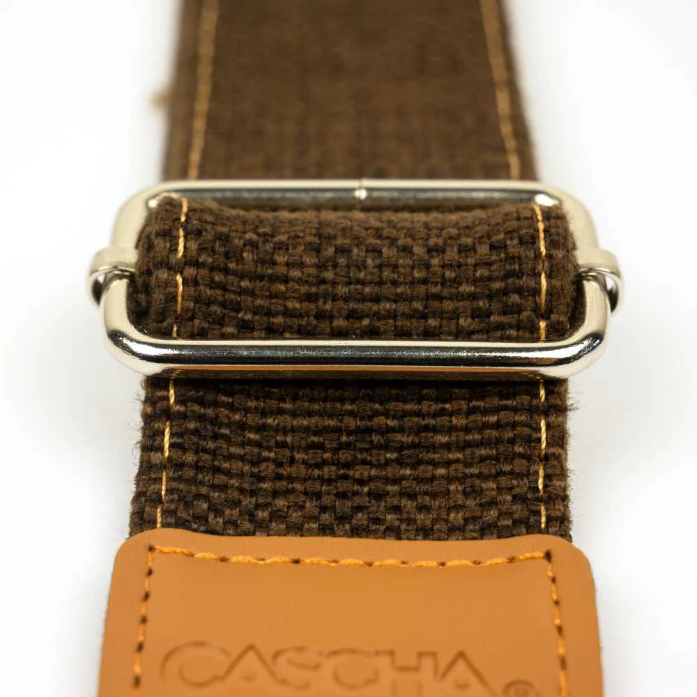 Diržas ukulelei Cascha Cotton rudas HH 2201