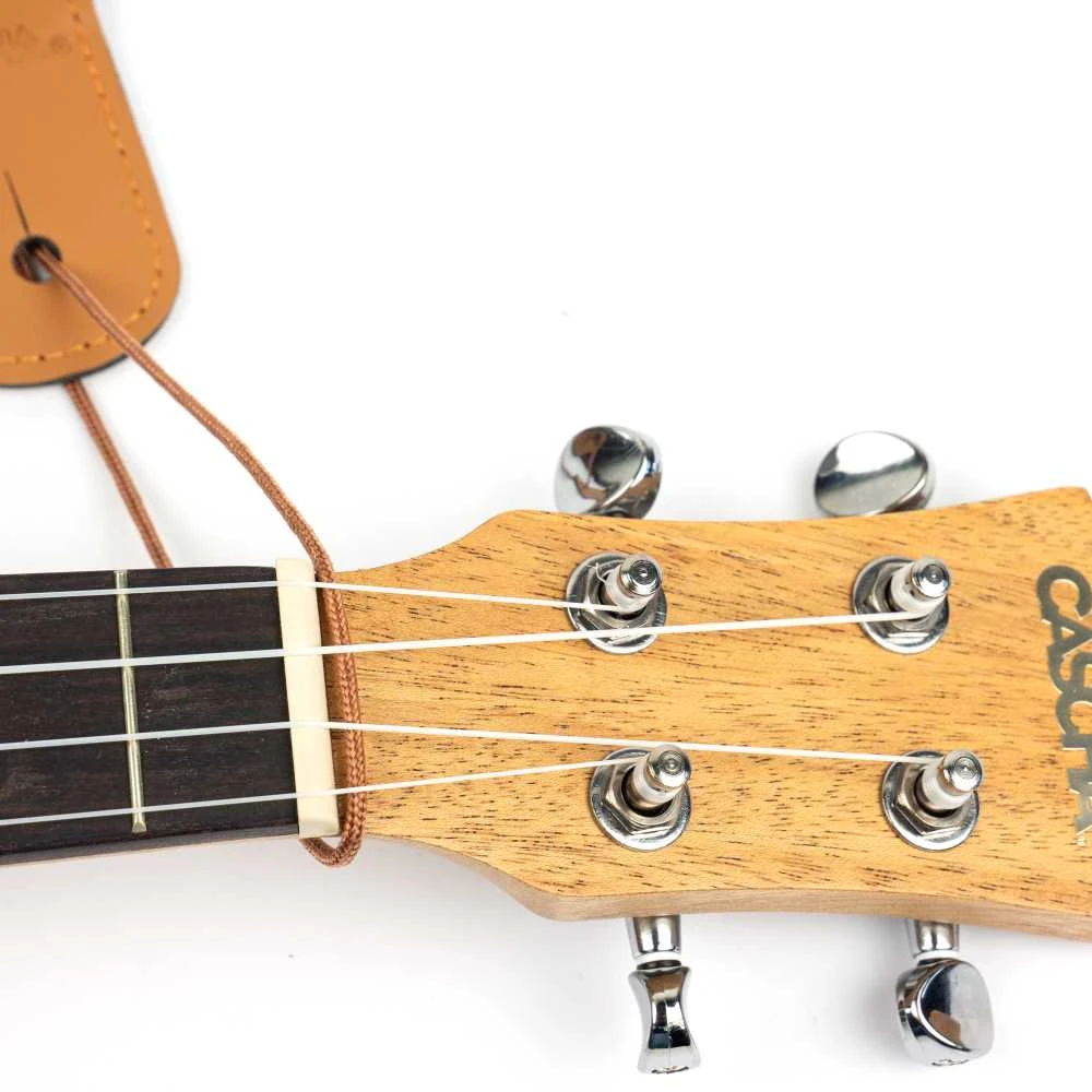Diržas ukulelei Cascha Cotton rudas HH 2201