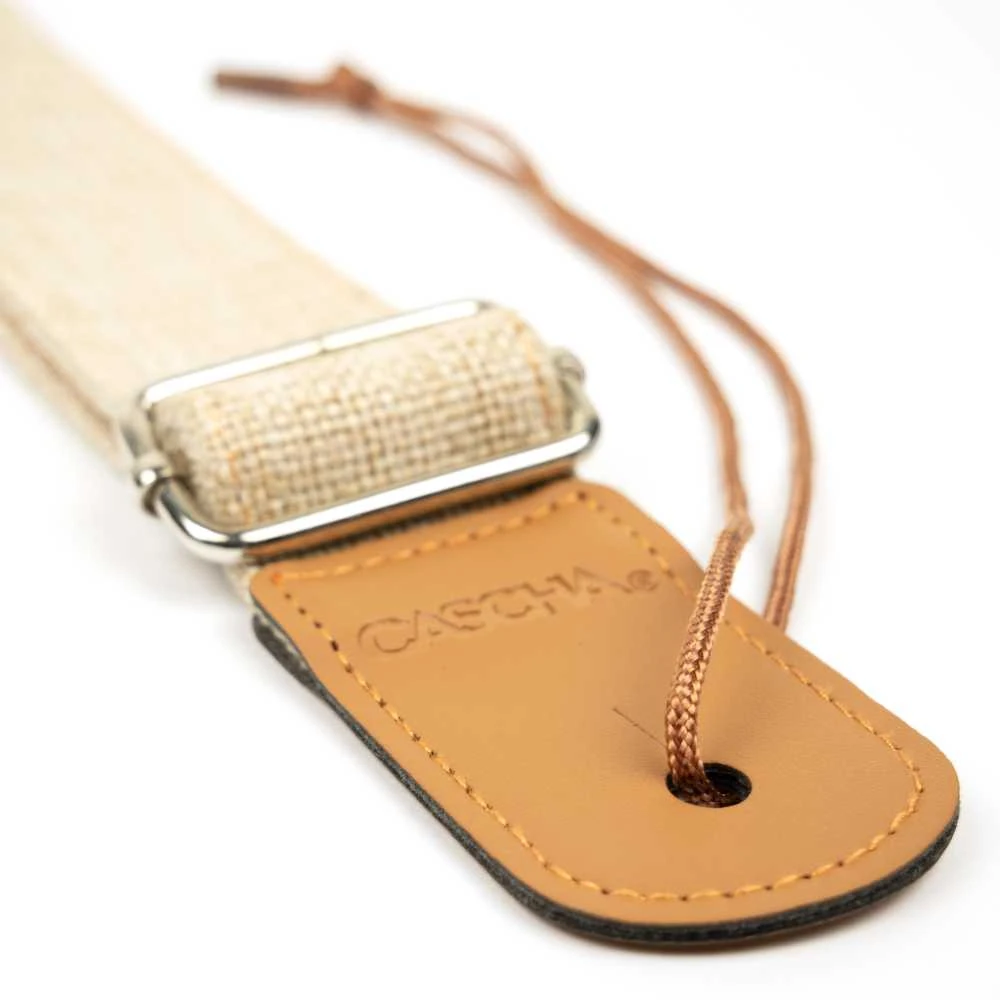 Diržas ukulelei Cascha Cotton - rusvai gelsvas HH 2202