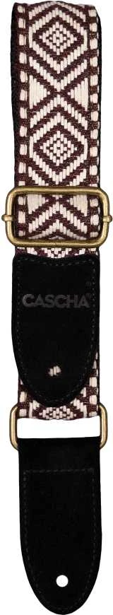 Diržas ukulelei Cascha Jacquard - Ethnic Brown CUS-JW6