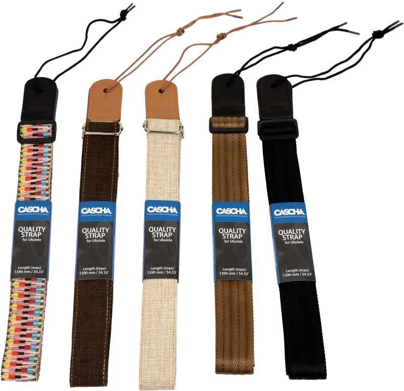 Diržas ukulelei Cascha Nylon - rudas HH 2203