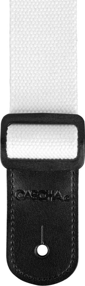 Diržas ukulelei Cascha Poly-Cotton baltas HH 2285