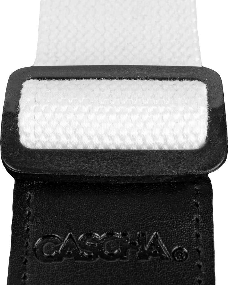 Diržas ukulelei Cascha Poly-Cotton baltas HH 2285