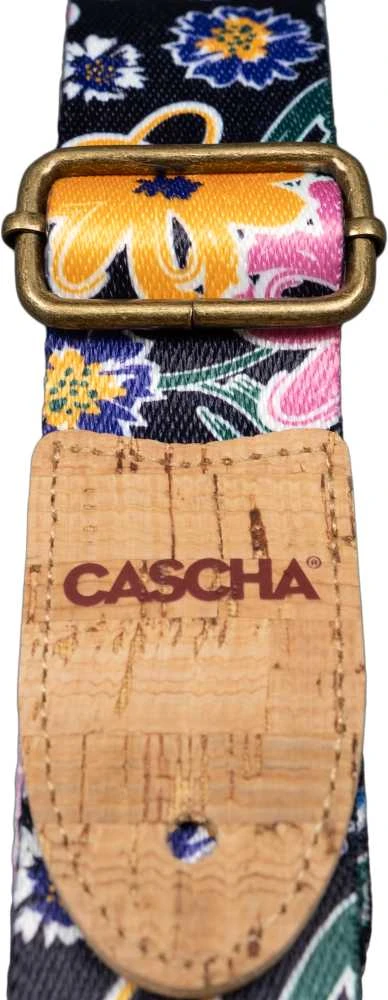 Diržas ukulelei Cascha Vegan - Floral Sketch CUS-VC5