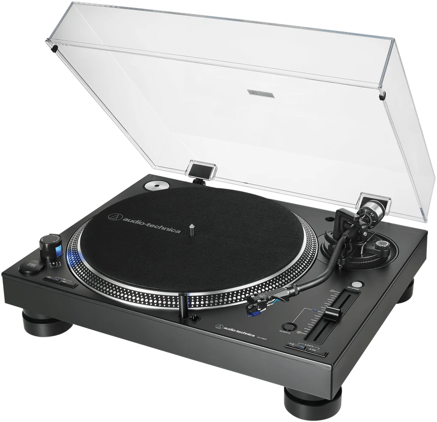 Profesionalus DJ patefonas Audio Technica AT-LP140XP, juodas