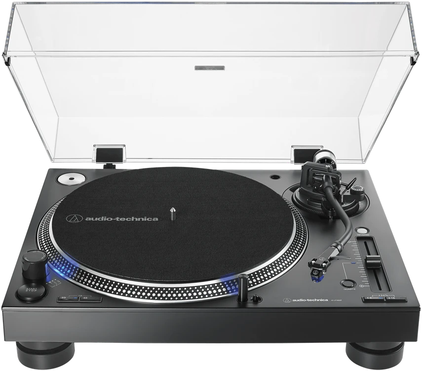 Profesionalus DJ patefonas Audio Technica AT-LP140XP, juodas