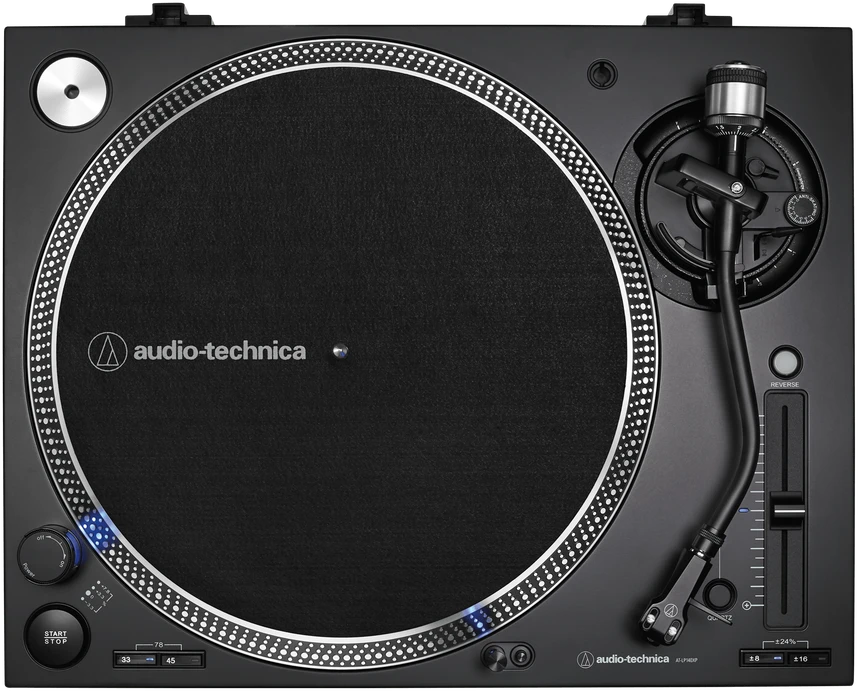 Profesionalus DJ patefonas Audio Technica AT-LP140XP, juodas
