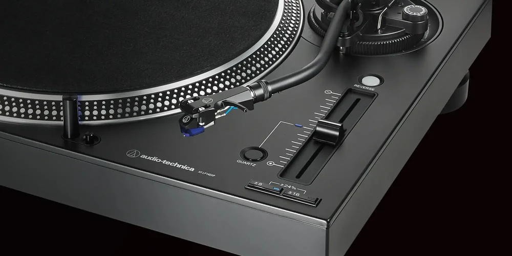 Profesionalus DJ patefonas Audio Technica AT-LP140XP, juodas