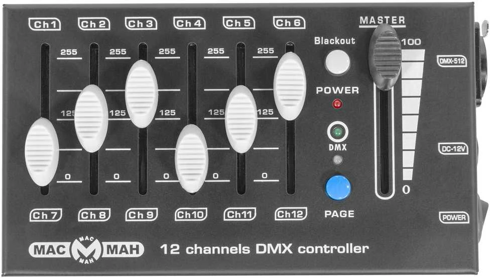 DMX valdiklis Mac Mah DMX-12
