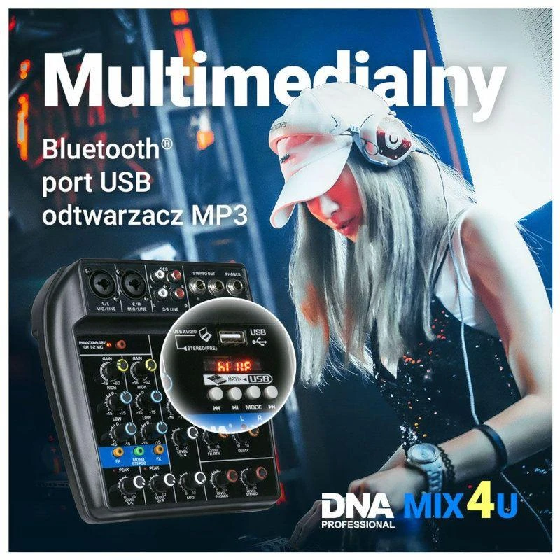 Dna Professional Garso pultas DNA MIX 4U