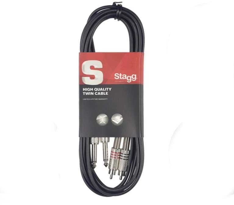 Dvigubas kabelis Stagg STC060PCM, 60 cm