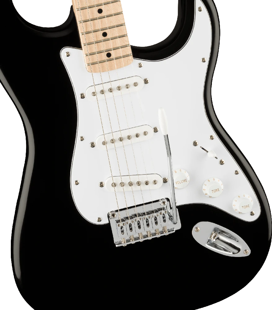 Elektrinė gitara Fender AFF STRAT MN WPG BLK