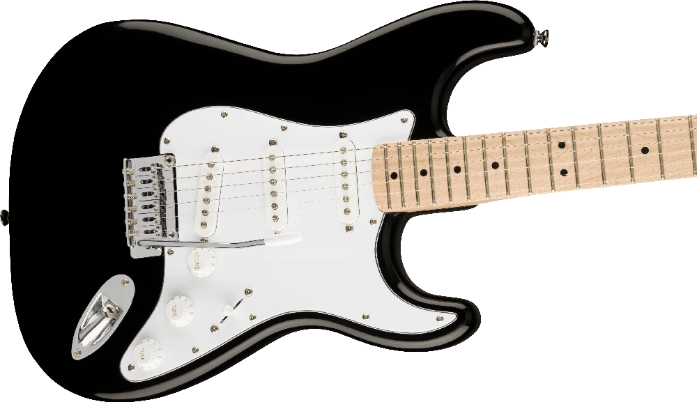 Elektrinė gitara Fender AFF STRAT MN WPG BLK