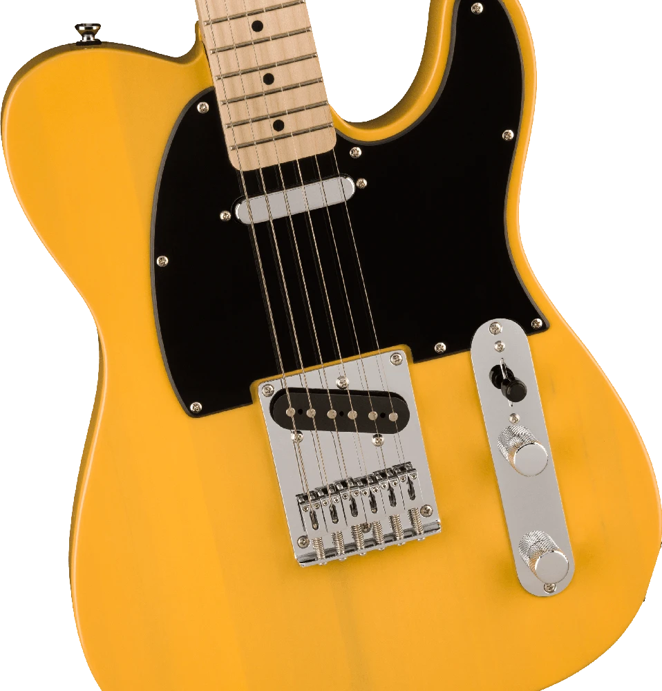Elektrinė gitara Fender Squier Sonic Telecaster Butterscotch Skirtas šviesiems plaukams