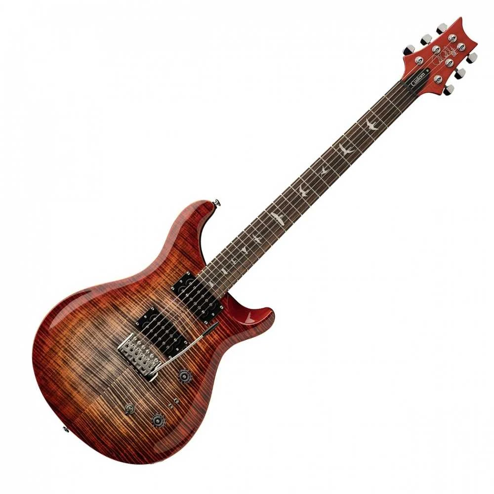 Elektrinė gitara PRS SE Custom 24-08, deginto medžio vyšninė