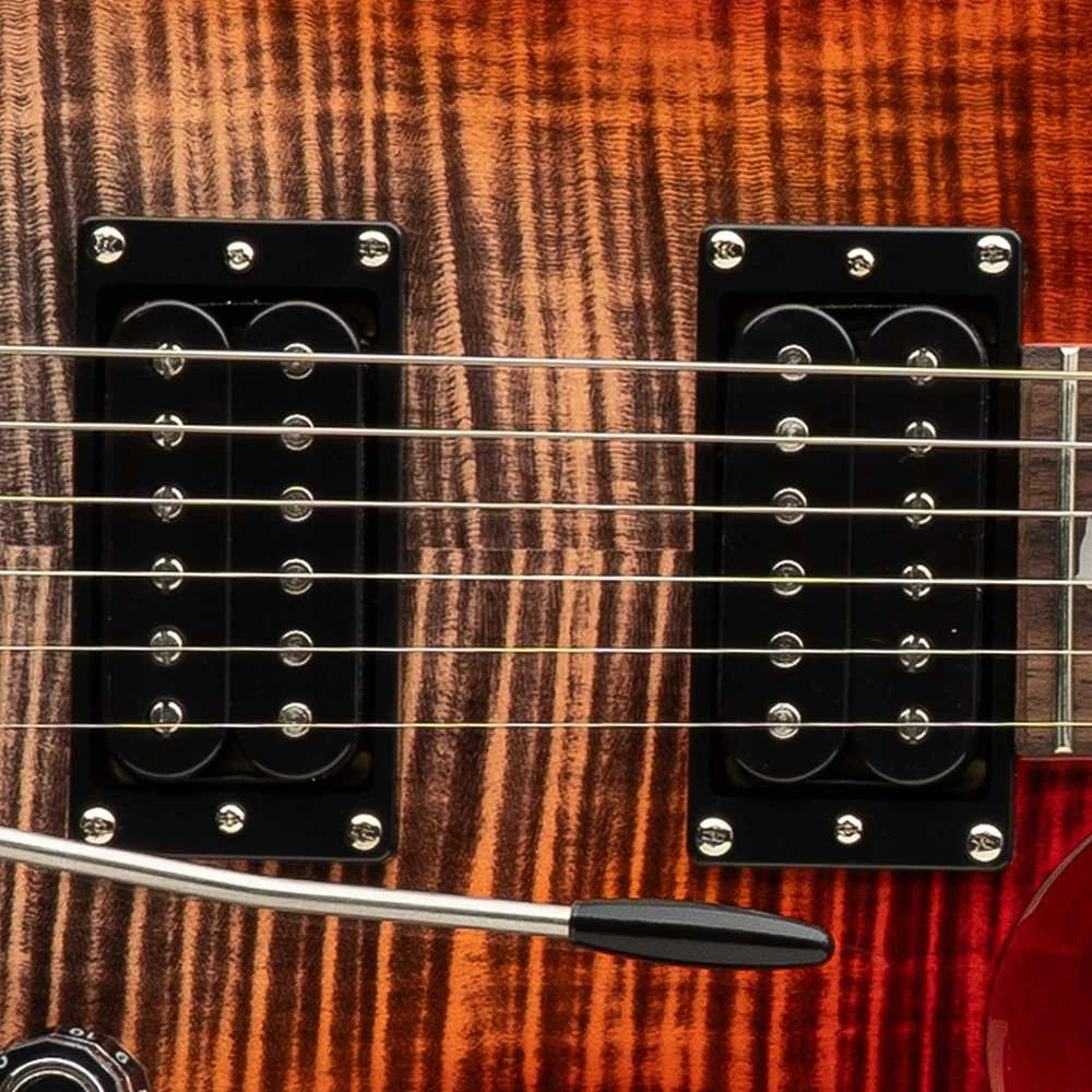 Elektrinė gitara PRS SE Custom 24-08, deginto medžio vyšninė