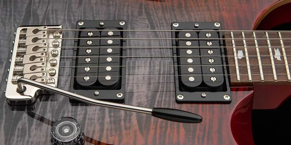 Elektrinė gitara PRS SE Custom 24-08, deginto medžio vyšninė