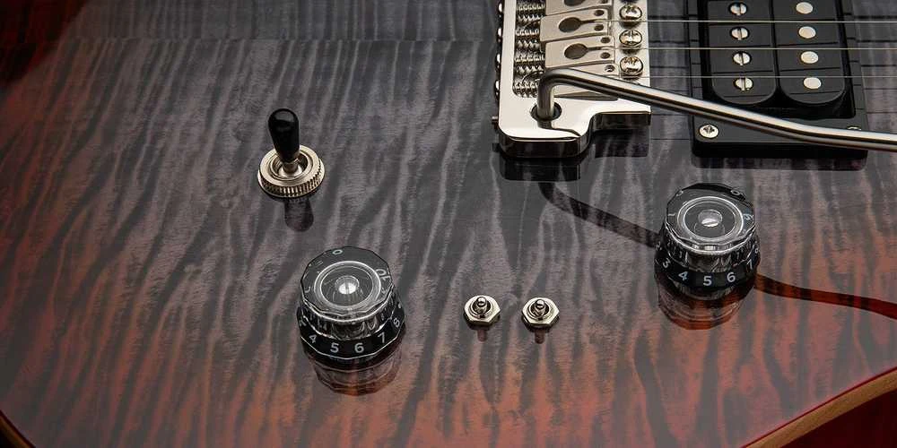 Elektrinė gitara PRS SE Custom 24-08, deginto medžio vyšninė