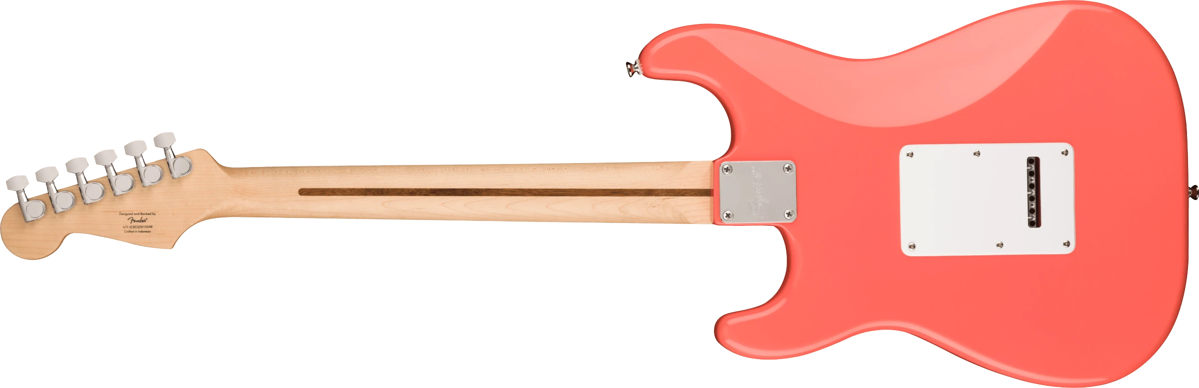 Elektrinė gitara Fender Squier Sonic Stratocaster HSS, Taičio koralas