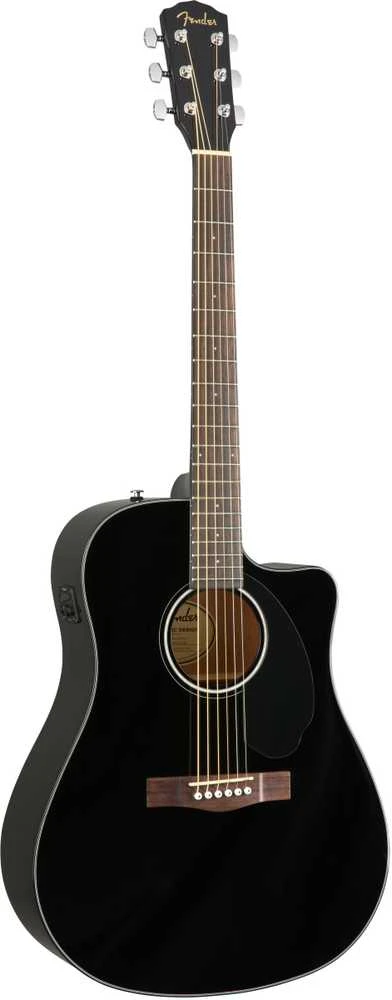 Elektro akustinė gitara Fender CD-60SCE Dread, Juodas WN