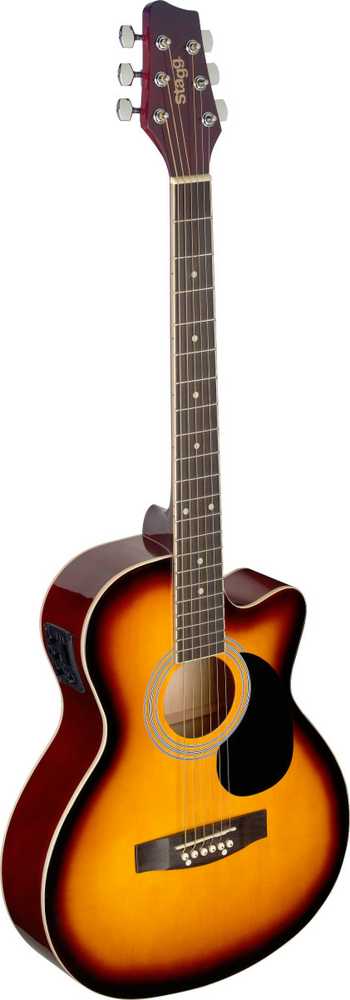 Elektro-akustinė gitara Stagg SA20ACE SNB