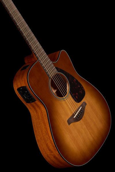 Elektro-akustinė gitara Yamaha FGX800C SDB