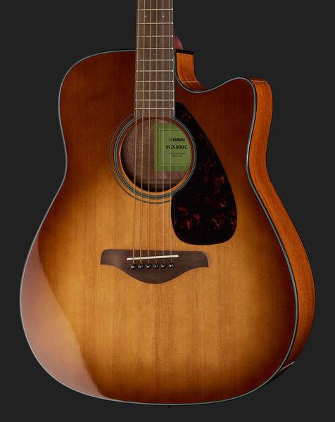 Elektro-akustinė gitara Yamaha FGX800C SDB