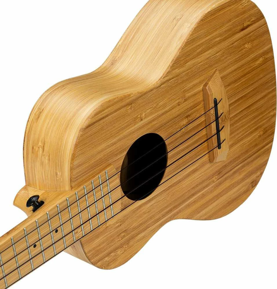 Elektro-akustinė koncertinė ukulelė Cascha Bamboo Natural HH 2313E